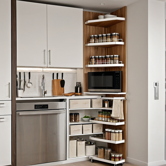 Astuce rangement cuisine petite surface : idées pratiques pour gagner de la place intelligemment