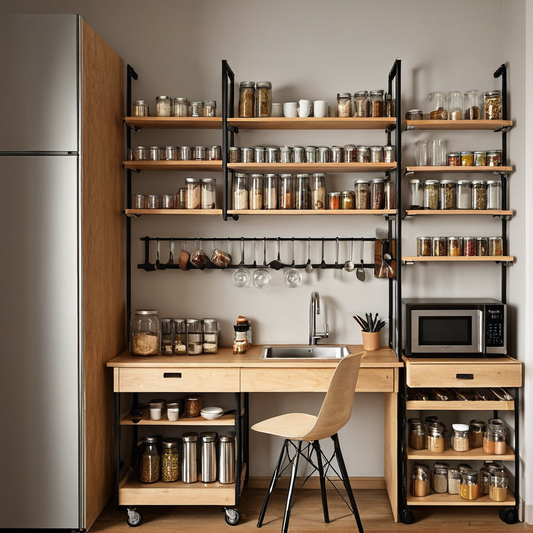 Astuce rangement cuisine studio : idées pratiques pour optimiser l’espace et gagner en confort