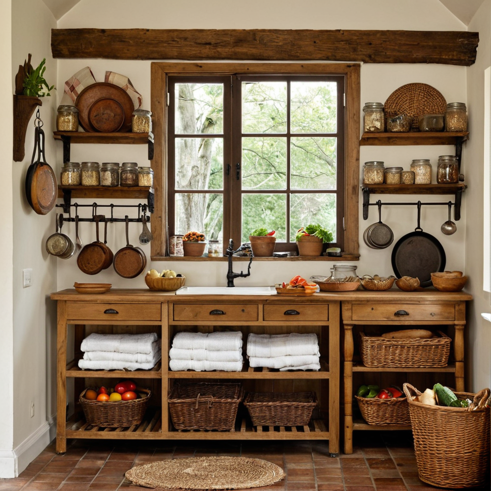 Astuce Rangement Cuisine Campagne : Solutions Pratiques pour Allier Charme et Organisation