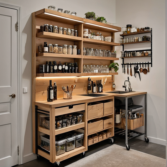 Idée Rangement Cuisine Gain de Place : Solutions Malines et Astuces Pratiques pour Petits Espaces