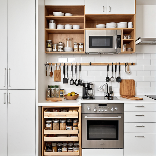 Idée rangement cuisine appartement : astuces ingénieuses pour gagner de la place et optimiser l’espace