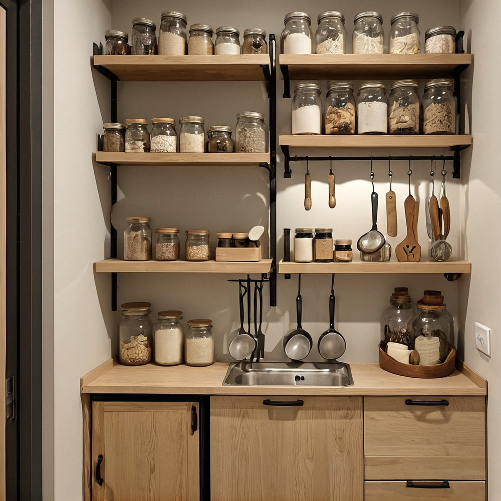 Meuble Rangement Cuisine Bois : Astuces et Idées Malines pour Optimiser un Petit Espace