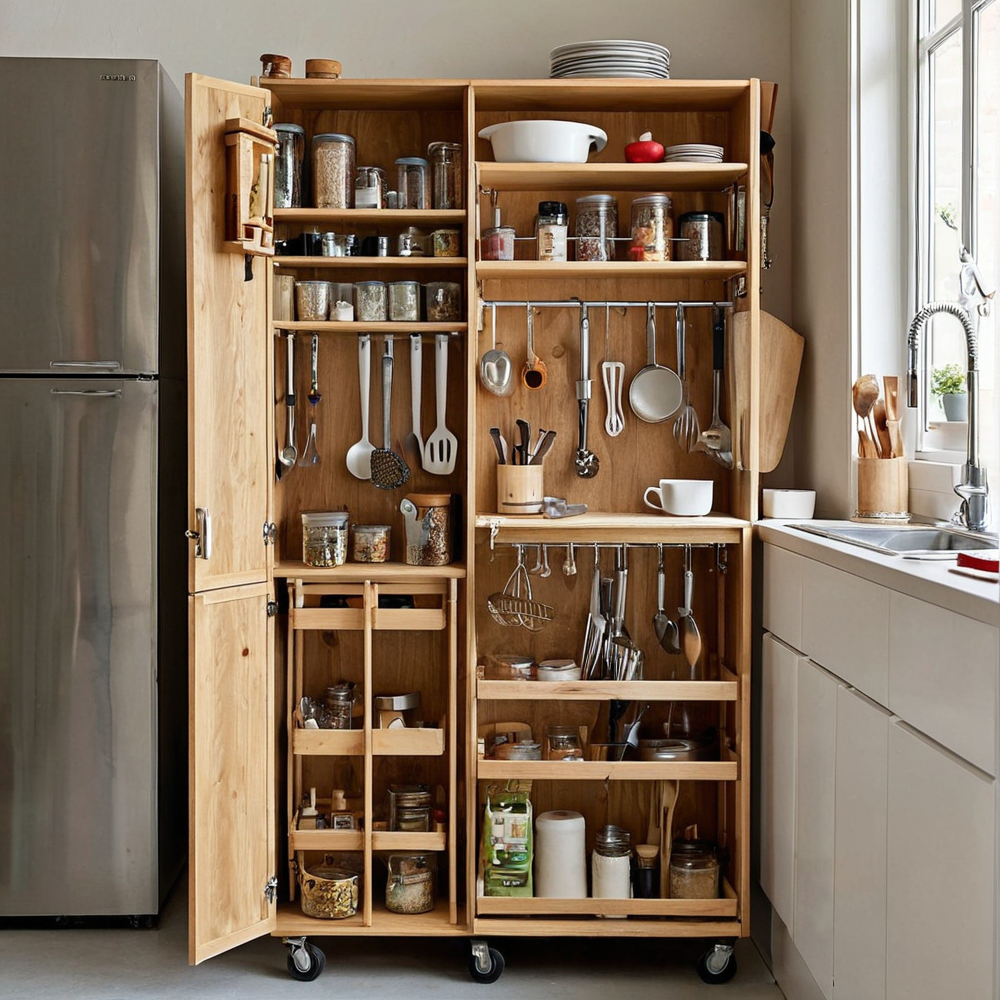 Meuble rangement cuisine astuce : idées pratiques pour optimiser l’espace sans encombrer