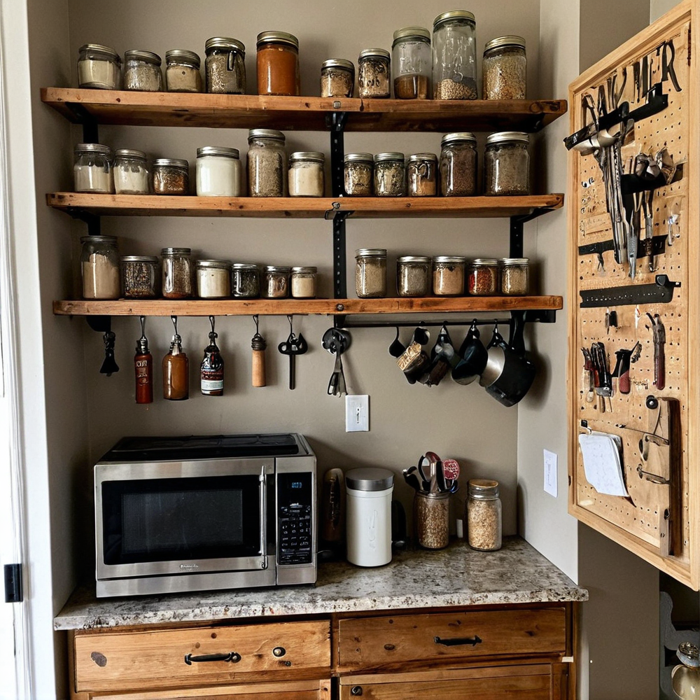 Meuble rangement cuisine DIY : idées et astuces pour optimiser un petit espace avec style