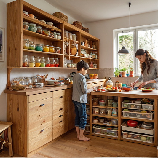 Meuble rangement cuisine familiale : optimiser l’espace sans sacrifier la convivialité