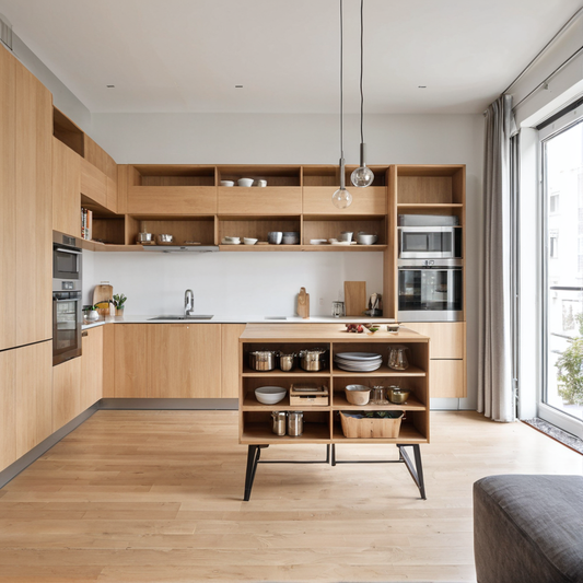 Meuble de rangement cuisine open space : optimiser votre espace avec style et fonctionnalité