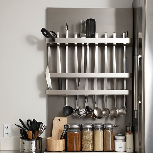 Organisateur cuisine inox : l’astuce design et gain de place pour une cuisine fonctionnelle