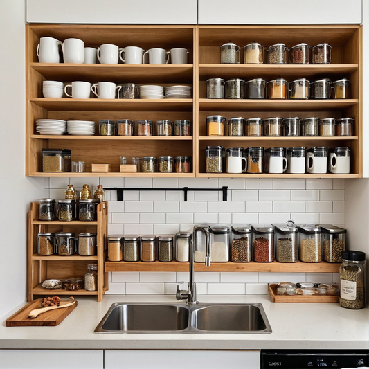 Organisateur cuisine empilable : la solution gain de place pour une cuisine ordonnée et stylée