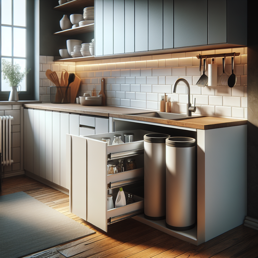 Poubelle cuisine gain de place : optimisez votre petit espace