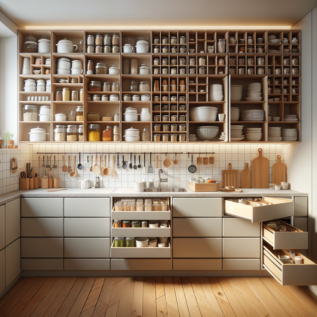 Optimiser une petite cuisine avec des rangements gain de place