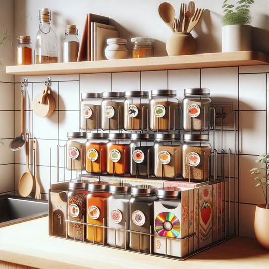 Rangement épices sans percer : solutions pratiques petit espace