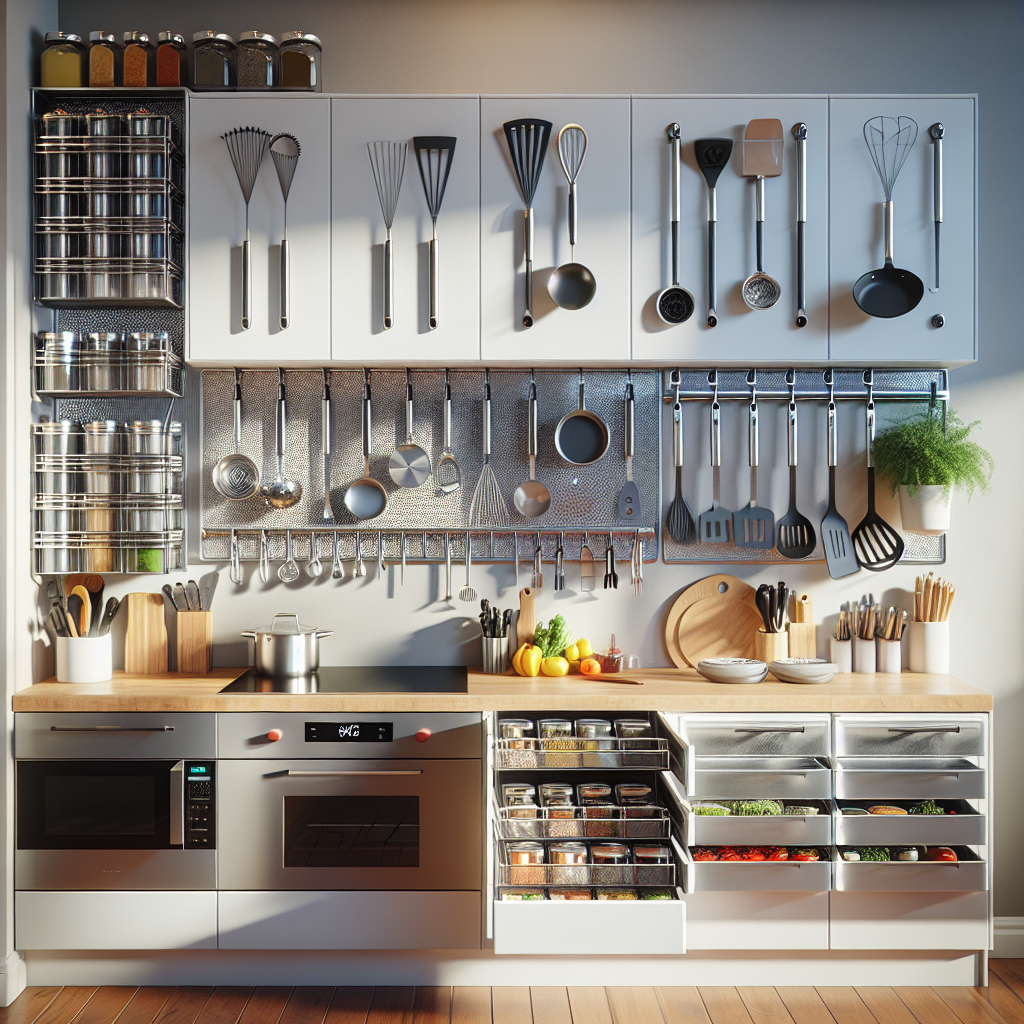 Organiser ses ustensiles de cuisine pour gagner de la place
