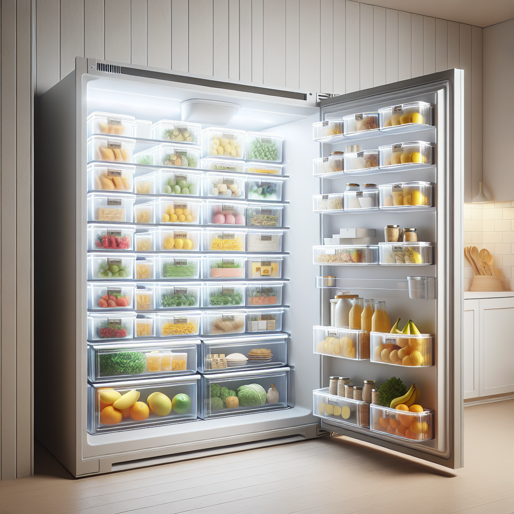 Boîtes de rangement transparentes pour frigo