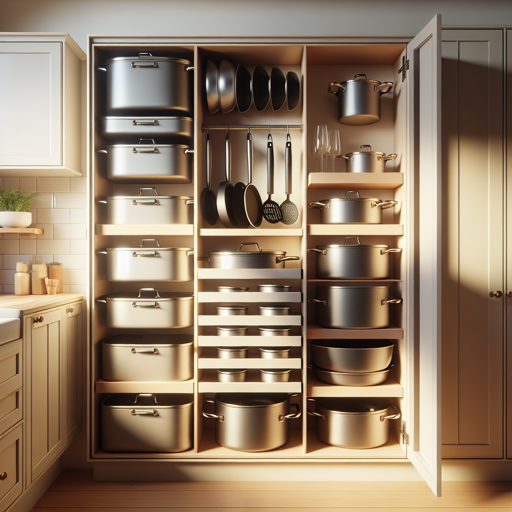 Rangement batterie de cuisine : gagner de la place efficacement