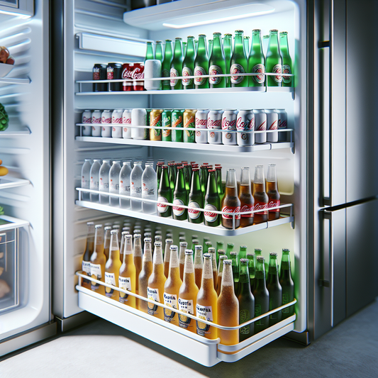 Range-bouteilles frigo pour boissons fraîches