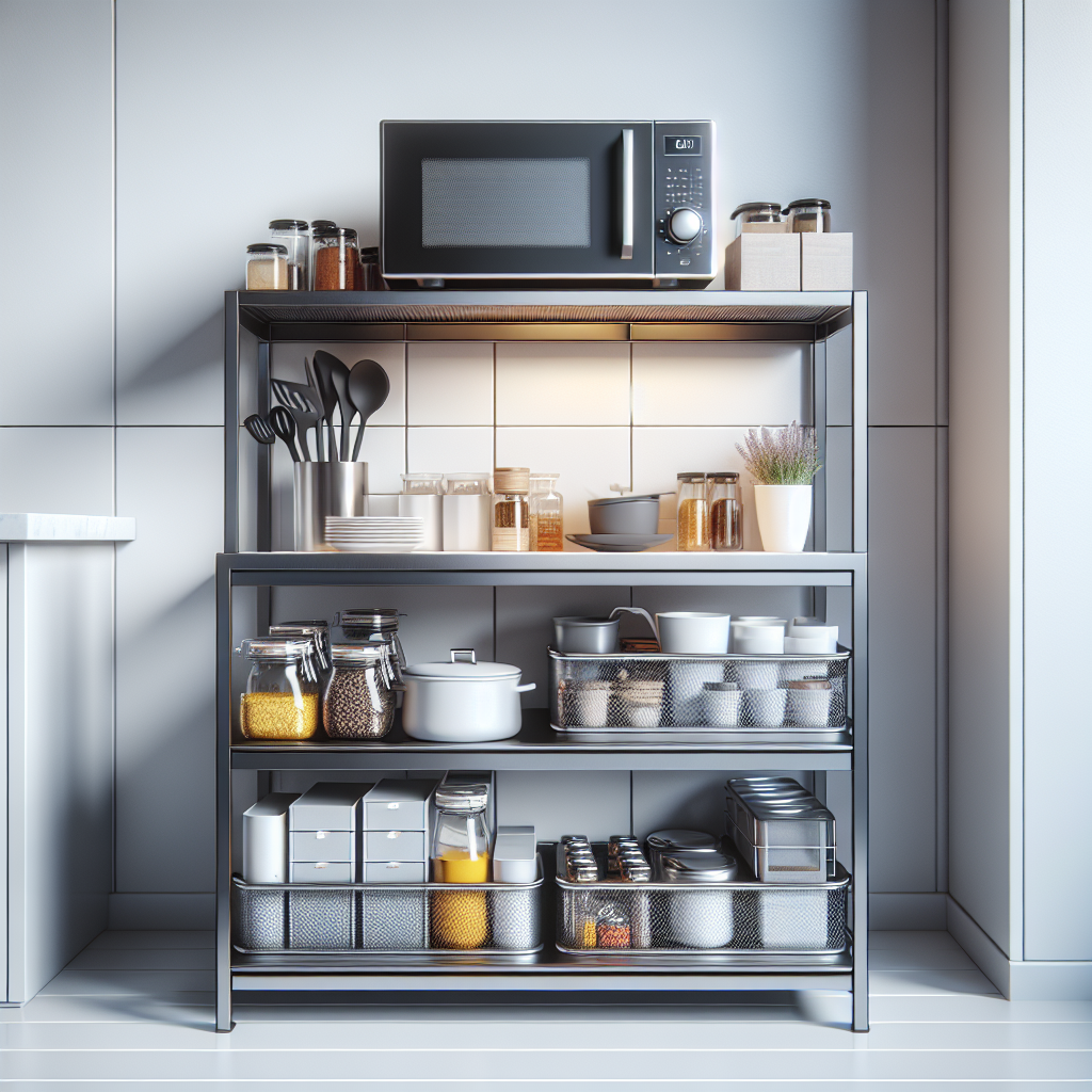 Étagère de cuisine extensible double niveau