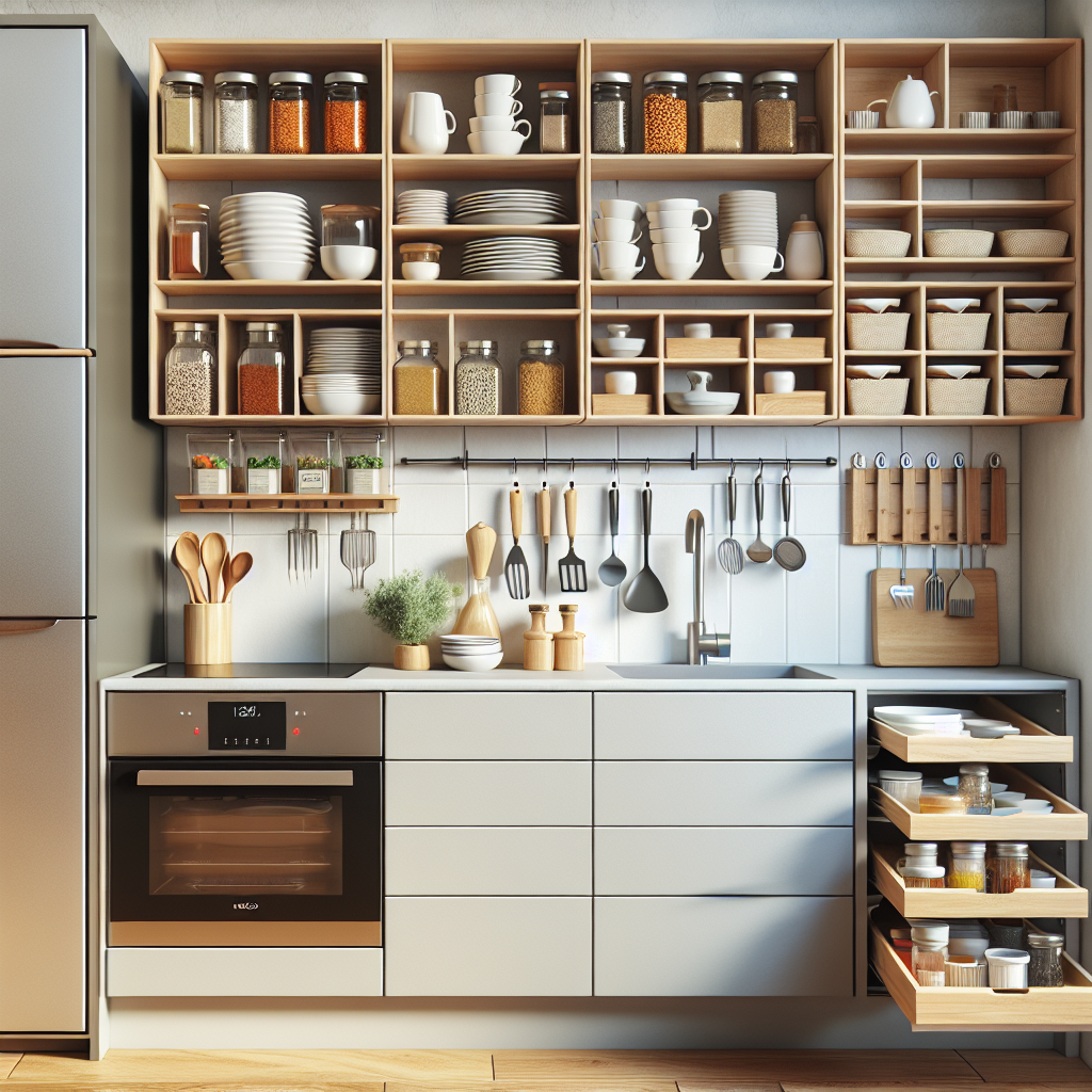 Organiser une petite cuisine : astuces gain de place efficaces