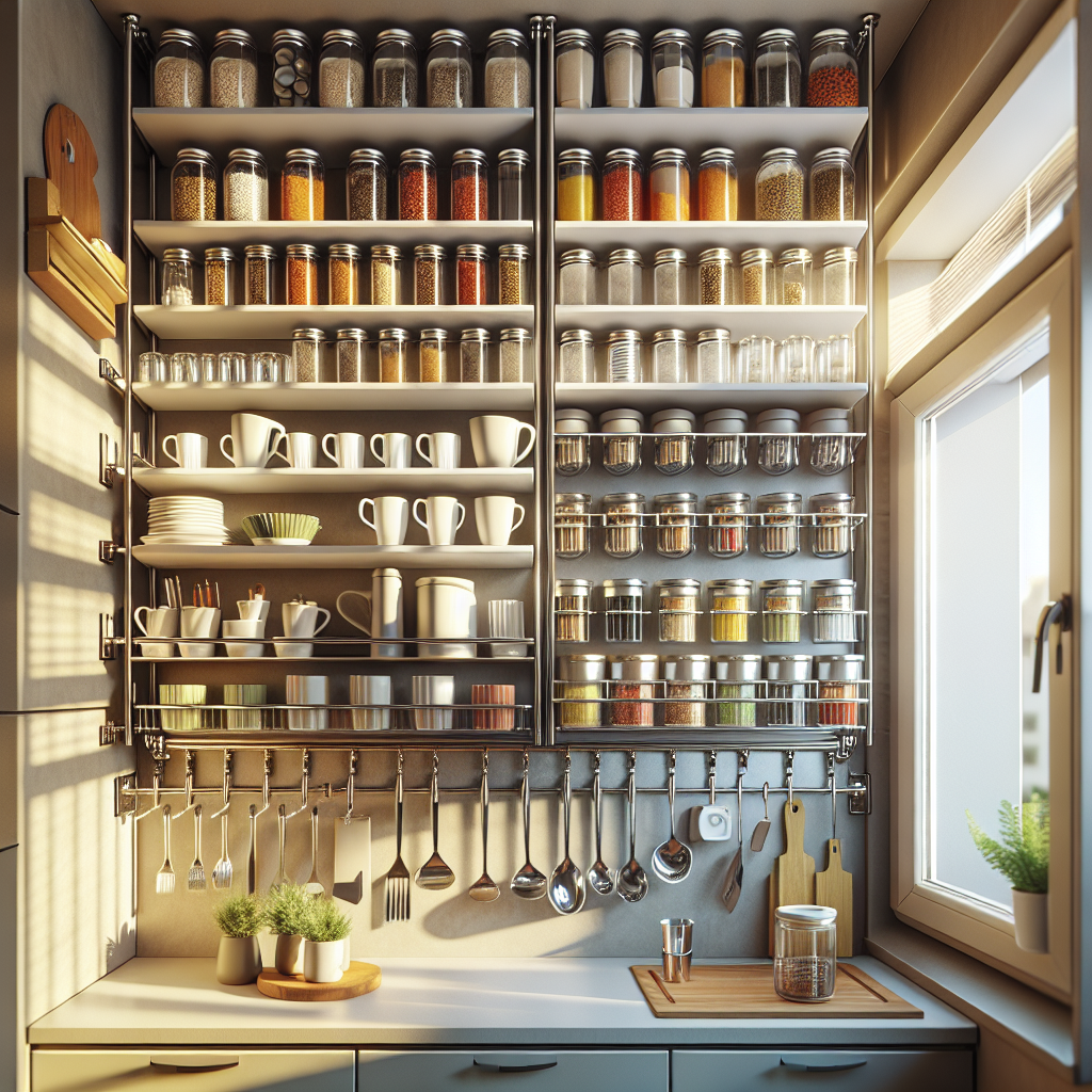 Optimiser sa petite cuisine avec une étagère murale inox pratique