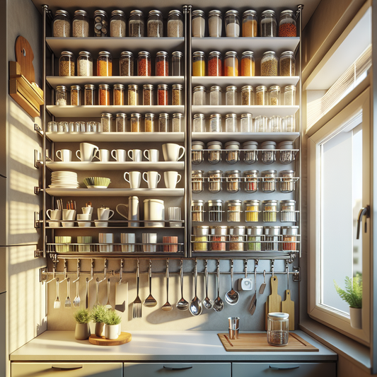 Optimiser sa petite cuisine avec une étagère murale inox pratique