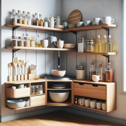 Optimiser les coins de cuisine pour gagner facilement de la place