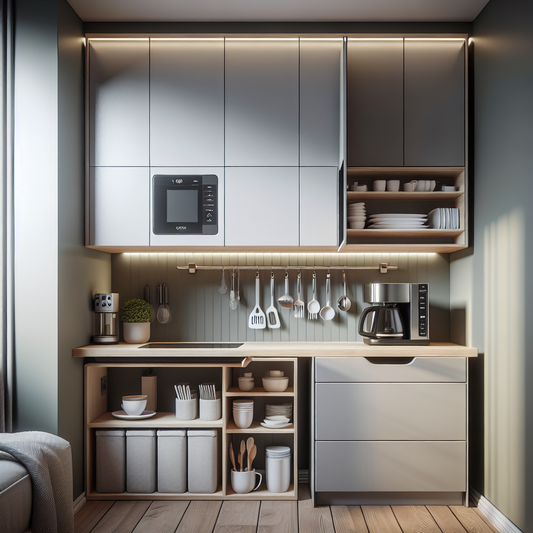 Libérer de l’espace en cuisine avec un support micro-ondes