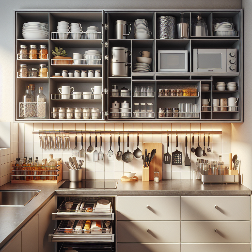 Rangement cuisine gain de place pour réduire le stress quotidien