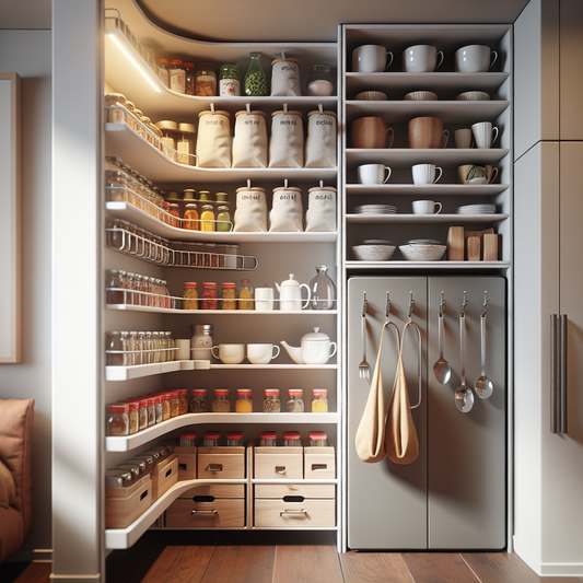 Gagner de la place en cuisine avec une étagère modulable bois