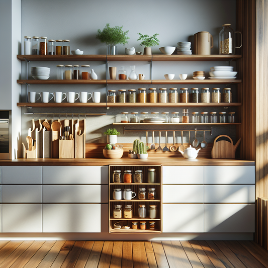 Gagner de la place en cuisine avec une étagère modulable