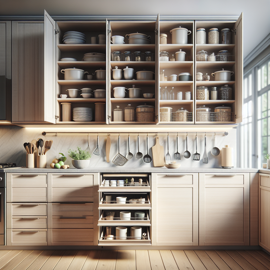 Rangement placard cuisine : gagner de la place sans travaux
