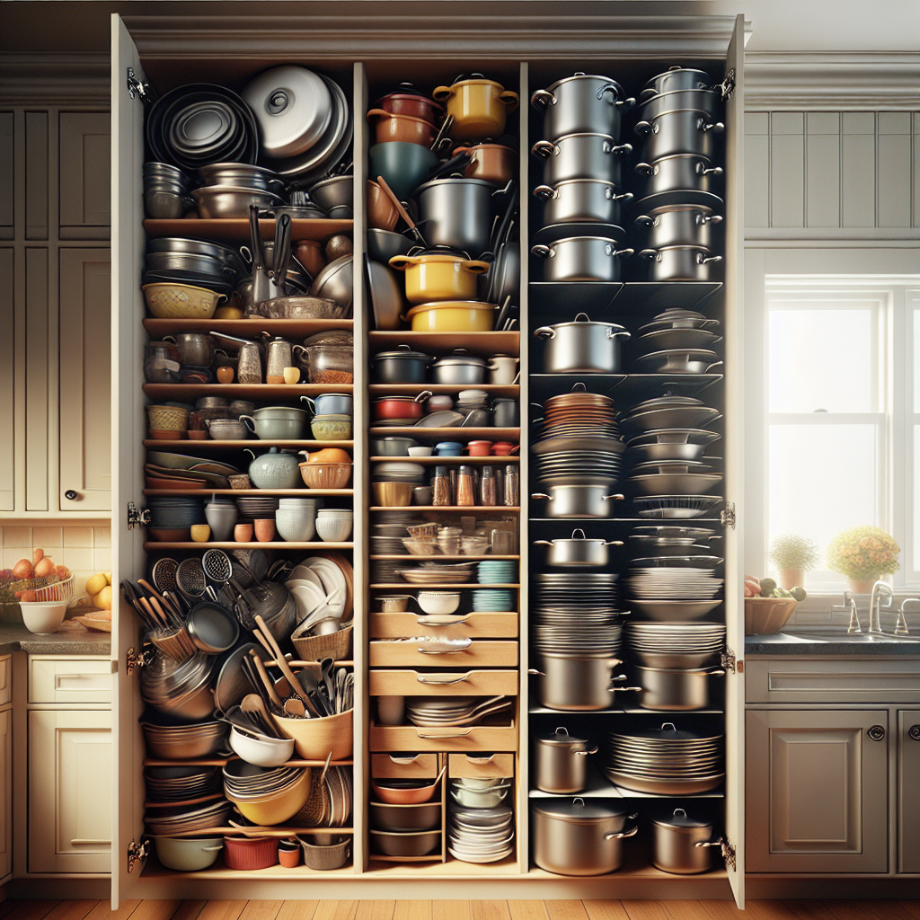 Rangement vertical casseroles : la méthode qui libère vos placards
