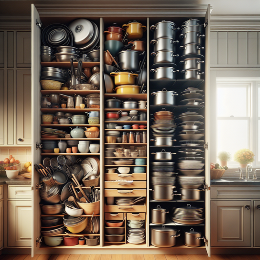 Rangement vertical casseroles : la méthode qui libère vos placards