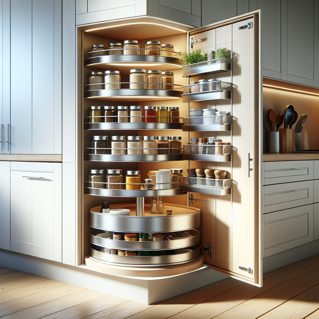 Plateau tournant pour placard de cuisine