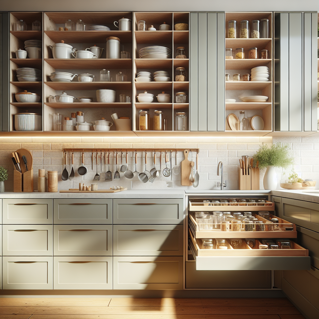 Optimiser sa cuisine avec des rangements coulissants intelligents