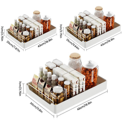 Tiroir coulissant inox pour rangement de cuisine