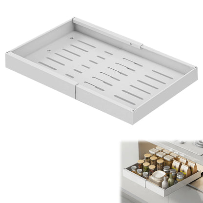 Étagère coulissante gain de place pour cuisine