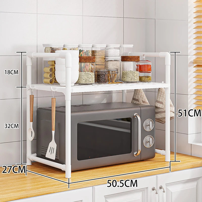 Étagère micro-ondes de cuisine multi-niveaux