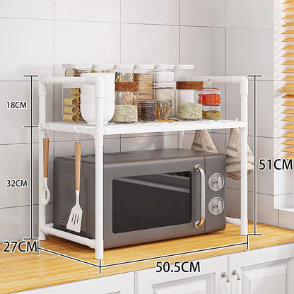Étagère micro-ondes de cuisine multi-niveaux