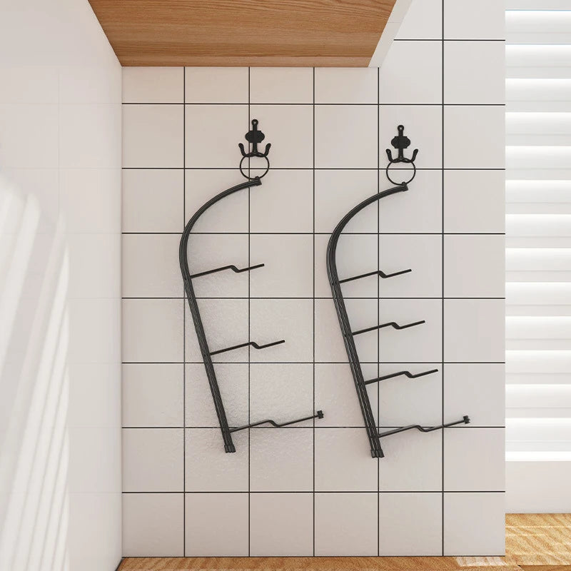 Étagère murale pliable pour plats et légumes