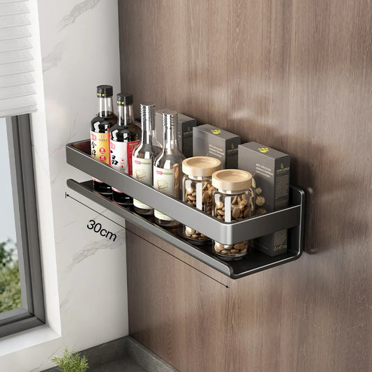 Étagère murale inox pour cuisine ou salle de bain