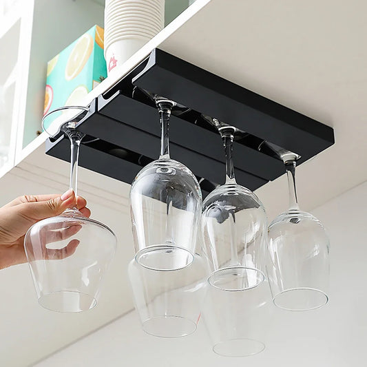 Support à verres sous meuble pour cuisine
