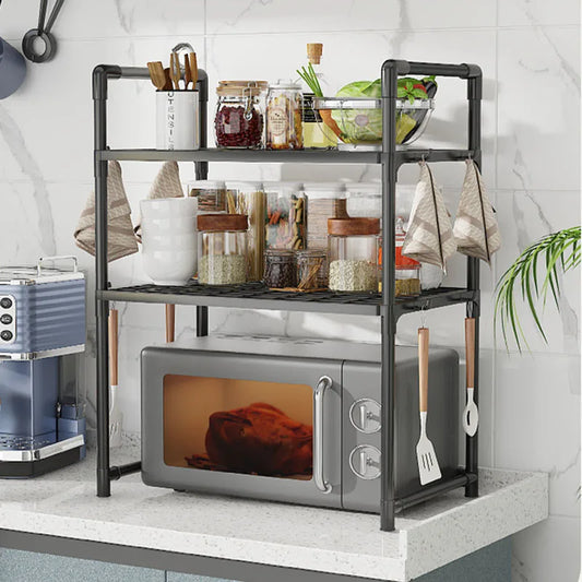 Étagère micro-ondes de cuisine multi-niveaux
