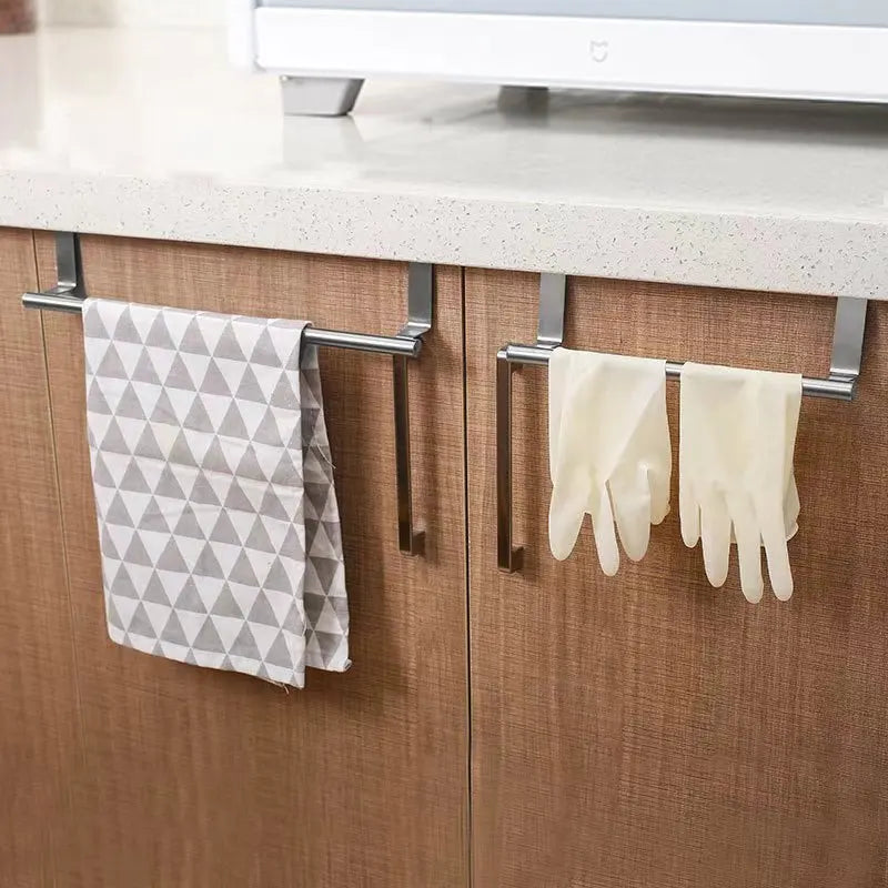 Porte-serviette inox à suspendre cuisine