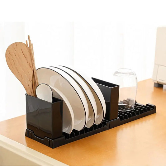 Égouttoir pliable pour vaisselle compact