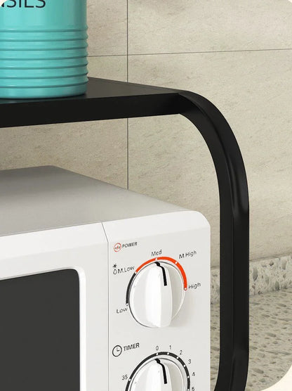 Étagère de cuisine en acier pour micro-ondes