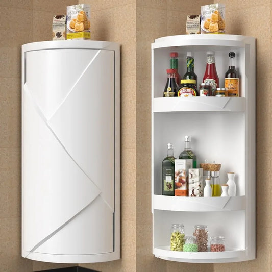 Étagère rotative d’angle pour cuisine