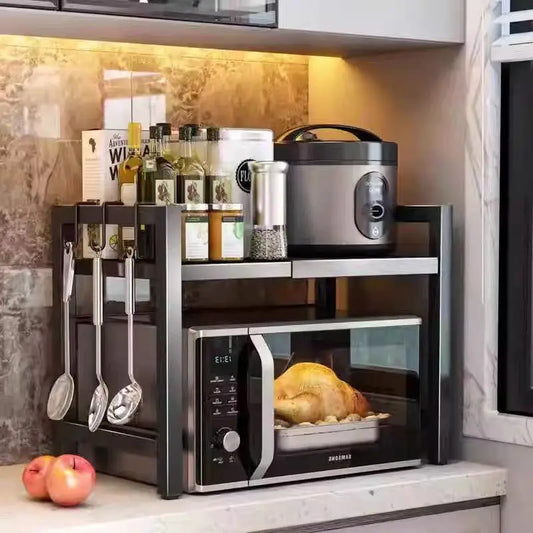Étagère de cuisine extensible double niveau