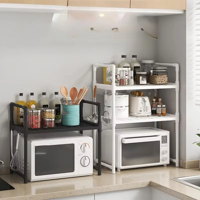 Étagère micro-ondes de cuisine multi-niveaux