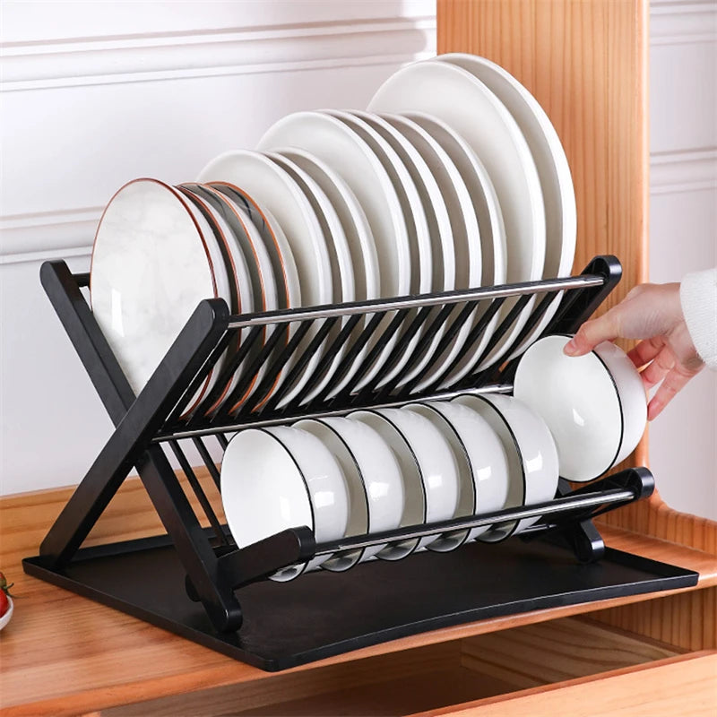 Égouttoir vaisselle pliable gain de place