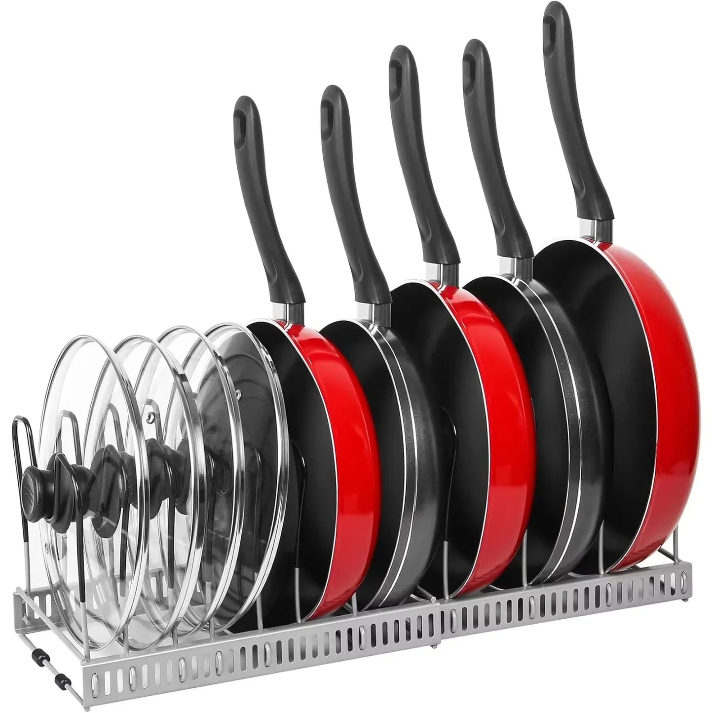 Range-poêles extensible pour placard cuisine