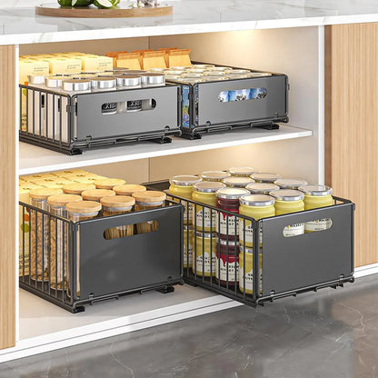 Tiroirs coulissants de rangement cuisine